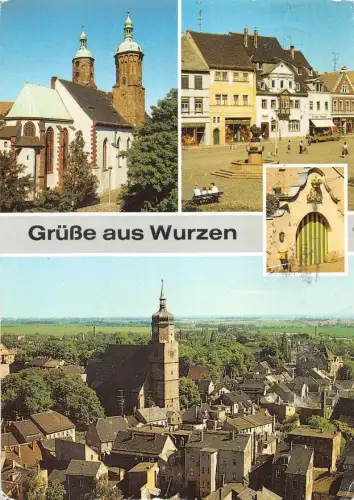 Wurzen Mehrbildkarte gl1990 190.557