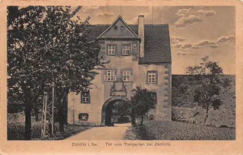 Colditz Tor vom Tiergarten gl1924 190.556
