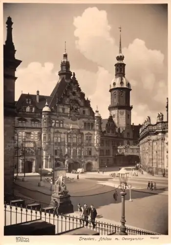 Dresden Schloß mit Georgentor ngl 190.572