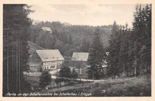 Schellerhau Partie an der Schellermühle ngl 190.577