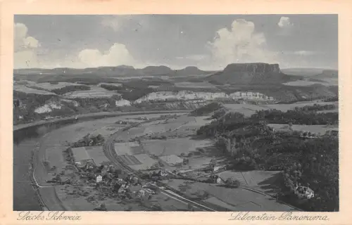 Lilienstein Sächs. Schweiz Panorama ngl 190.591