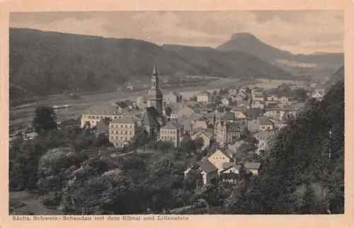 Schandau mit dem Elbtal ngl 190.604
