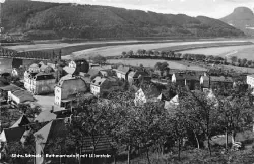 Rathmannsdorf mit Lilienstein ngl 190.606