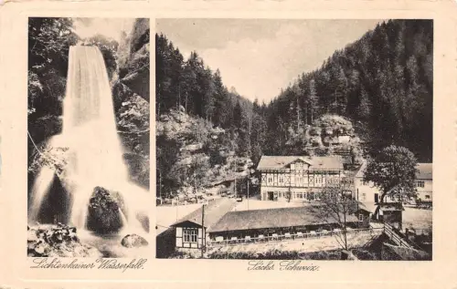 Sebnitz (Sächs. Schweiz) Lichtenhainer Wasserfall ngl 190.641