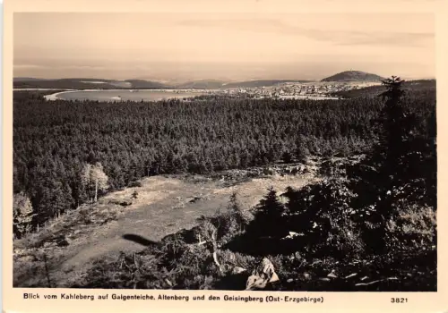 Altenberg (Erzg.) Blick vom Kahleberg gl1988 190.671