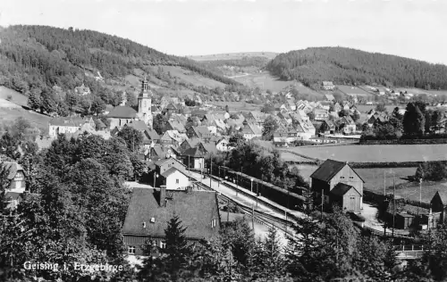 Geising / Erzgebirge Panorama gl1963 190.691