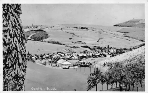 Geising / Erzgebirge Panorama im Winter gl 190.688