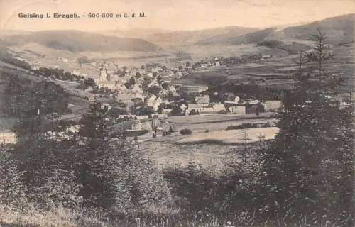 Geising / Erzgebirge Panorama gl1926 190.693