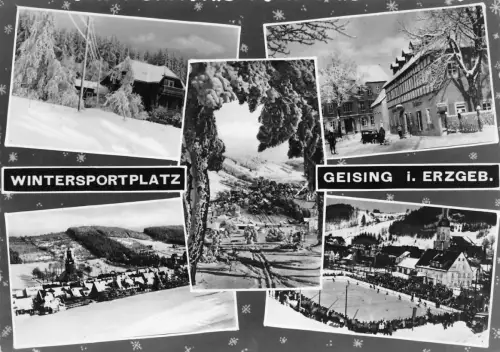 Geising / Erzgebirge Mehrbildkarte gl1965 190.699