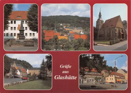 Glashütte i. S. Mehrbildkarte ngl 190.707
