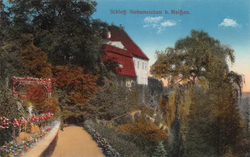 Meissen a. Elbe Schloß Siebeneichen feldpgl1916 190.737