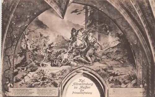 Meissen a. Elbe Königl. Albrechtsburg Die Prinzenbefreiung ngl 190.719