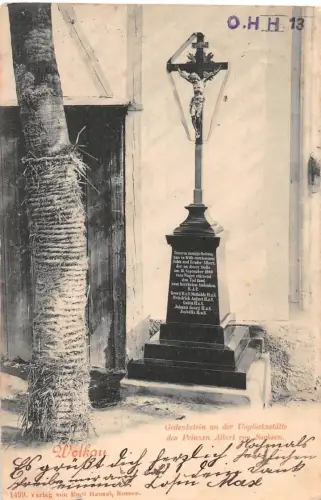 Meissen a. Elbe Wolkau Gedenkstein des Prinzen Albert gl1901 190.740