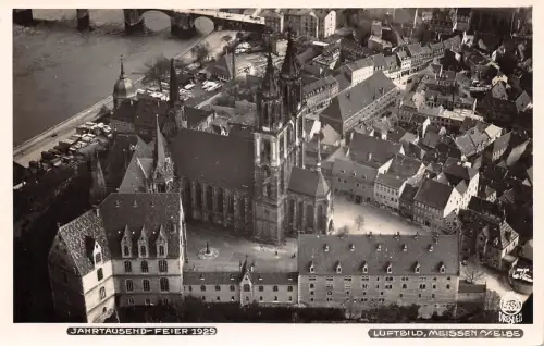 Meissen a. Elbe Luftbild Jahrtausend-Feier 1929 ngl 190.734