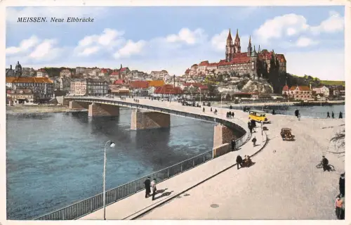 Meissen a. Elbe Neue Elbbrücke gl1937 190.745