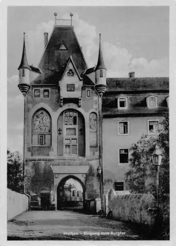 Meissen a. Elbe Eingang zum Burgtor gl1952 190.785