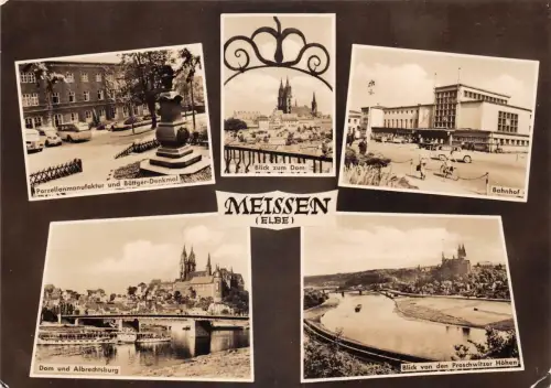 Meissen a. Elbe Mehrbildkarte gl1965 190.818