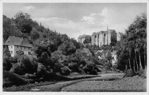 Nossen in Sachsen Blick zum Schloss ngl 190.833