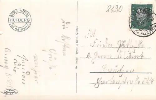 Kamenz i.Sa. Panorama gl1929 190.845