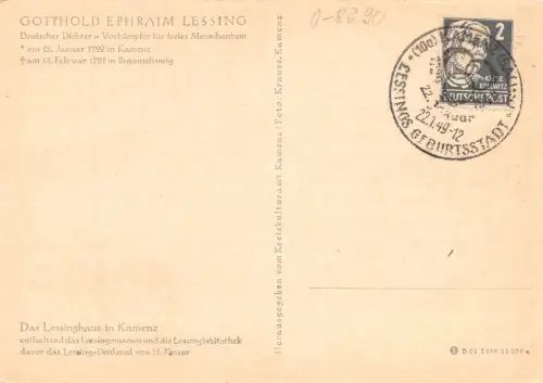 Kamenz i.Sa. Lessinghaus ngl 190.856