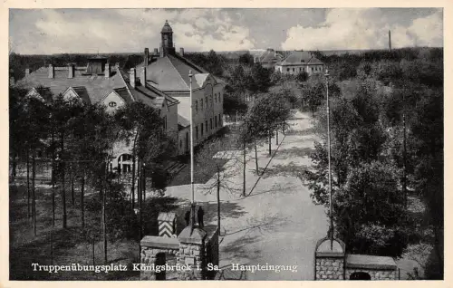 Königsbrück /Sa. Truppenübungsplatz Haupteingang feldpgl1940 190.873