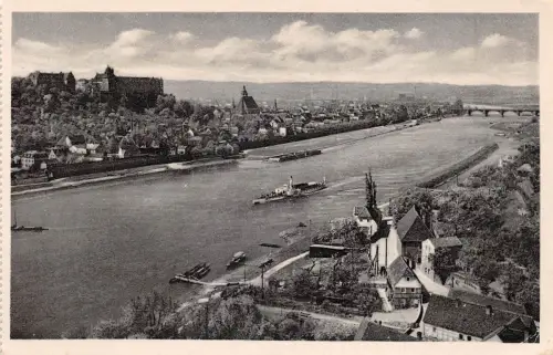 Pirna (Elbe) Blick über Posta ngl 190.895