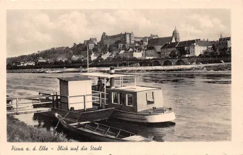 Pirna (Elbe) Blick auf die Stadt ngl 190.898