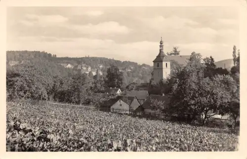Bad Gottleuba Teilansicht mit Kirche ngl 190.927