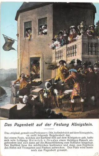 Königstein (Sachsen) Das Pagenbett gl 190.994