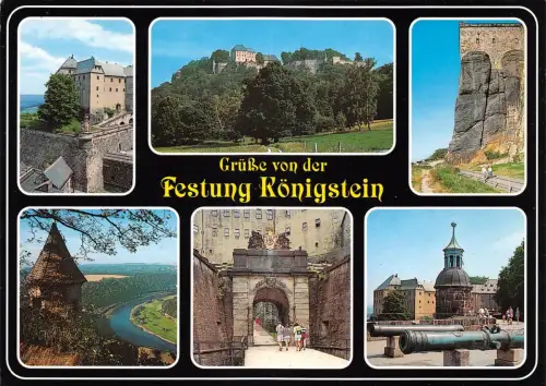 Königstein (Sachsen) Mehrbildkarte gl1998 191.012