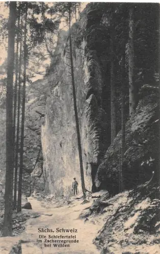 Wehlen Sächs.Schweiz Die Schiefertafel ngl 191.021