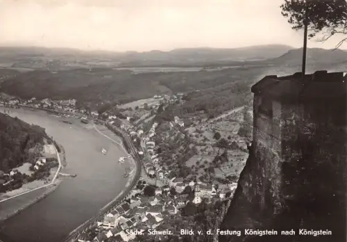Königstein (Sachsen) Blick von der Festung gl 191.006