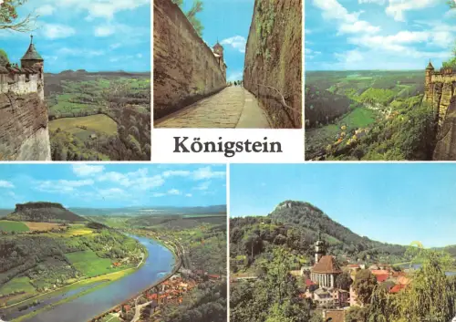 Königstein (Sachsen) Mehrbildkarte ngl 191.011