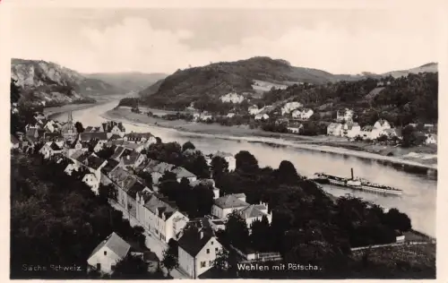 Wehlen Sächs.Schweiz Panorama ngl 191.035
