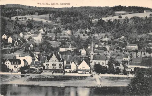 Wehlen Sächs.Schweiz Panorama ngl 191.032