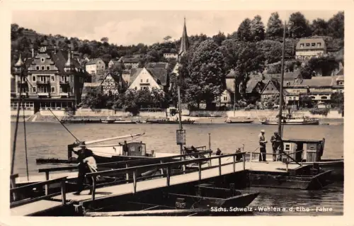 Wehlen Sächs.Schweiz Fähre gl1959 191.015