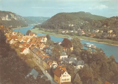 Wehlen Sächs.Schweiz Panorama gl1988 191.033