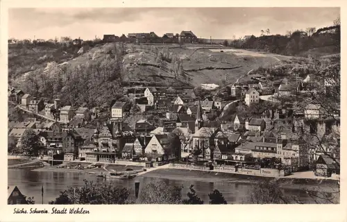 Wehlen Sächs.Schweiz Panorama ngl 191.031