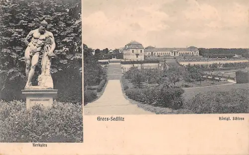 Groß-Sedlitz Königl. Schloß Herkules ngl 191.047