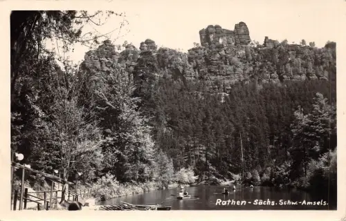 Rathen (Sächsische Schweiz) Amselsee gl1956 191.071