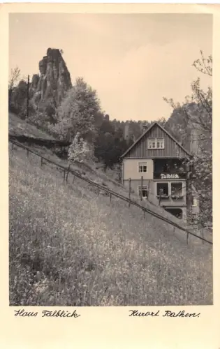Rathen (Sächsische Schweiz) Haus Talblick Fotokarte ngl 191.078