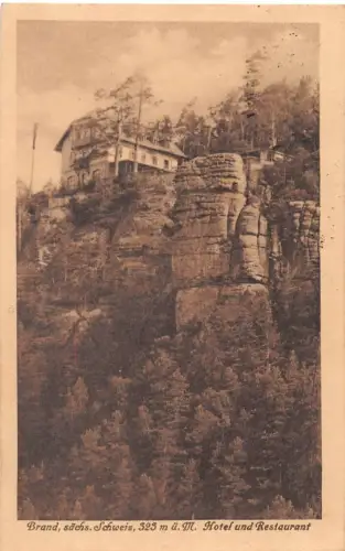 Sächs. Schweiz Brand Hotel gl1920 191.065
