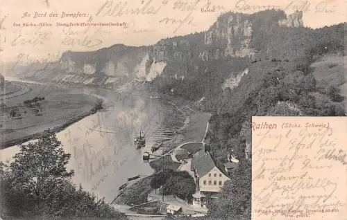 Rathen (Sächsische Schweiz) Panorama gl1903 191.085