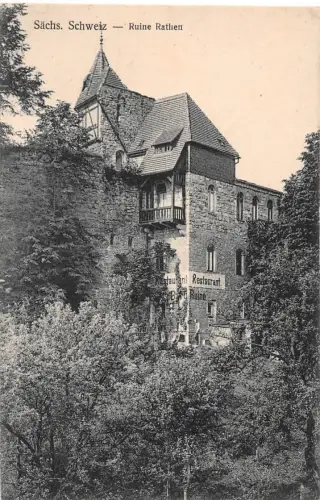 Rathen (Sächsische Schweiz) Ruine Rathen ngl 191.077
