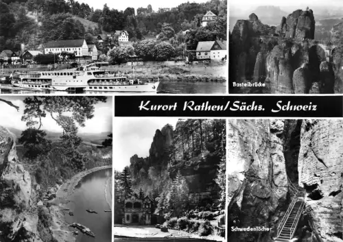 Rathen (Sächsische Schweiz) Mehrbildkarte gl1983 191.100