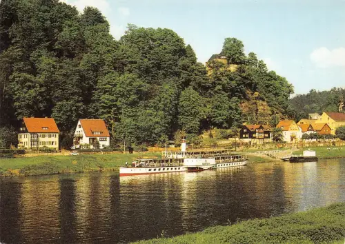 Rathen (Sächsische Schweiz) Teilansicht ngl 191.092