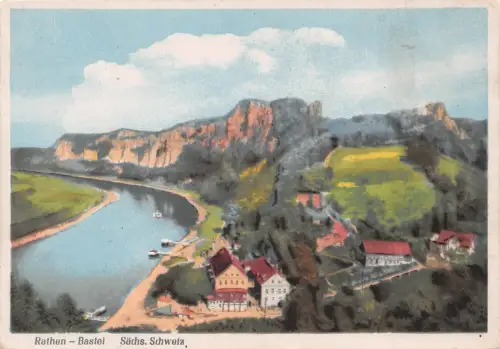 Rathen (Sächsische Schweiz) Bastei gl 191.096