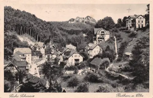 Rathen (Sächsische Schweiz) Panorama gl 191.069