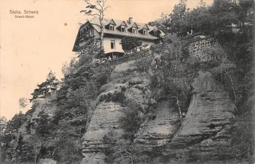 Sächs. Schweiz Brand Hotel gl1914 191.066