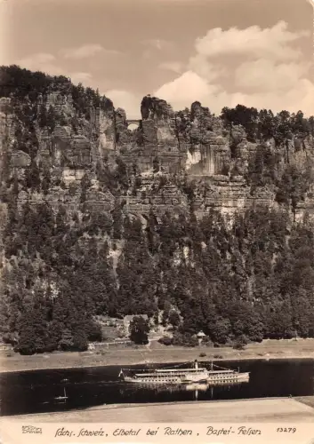 Rathen (Sächsische Schweiz) Basteifelsen gl 191.098